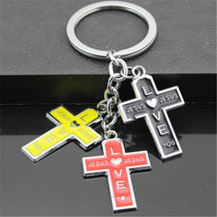 Jesus Love Cross  Key Chain