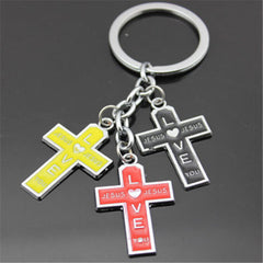 Jesus Love Cross  Key Chain