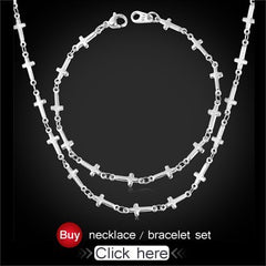 Jesus Cross Bracelet Trendy Stainless
