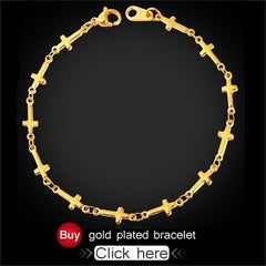 Jesus Cross Bracelet Trendy Stainless