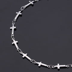 Jesus Cross Bracelet Trendy Stainless