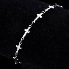 Jesus Cross Bracelet Trendy Stainless