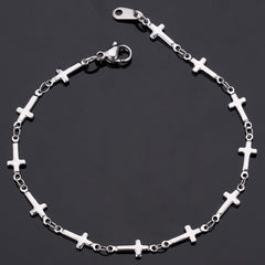 Jesus Cross Bracelet Trendy Stainless