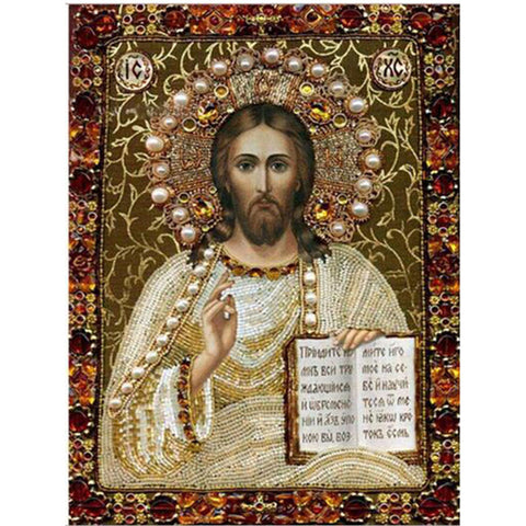 Embroidery Human God Jesus
