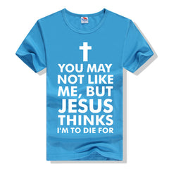 Fashion Cross T-shirt Letter