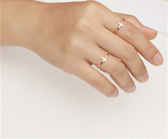 Sideways Cross Ring Prayer