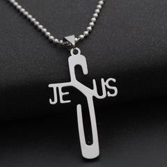 Stainless Pendants Leather Chain