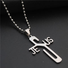 Stainless Pendants Leather Chain