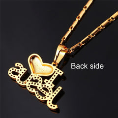 Jesus Heart Pendant & Chain