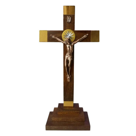 Jesus Golden Religious Wood Cross