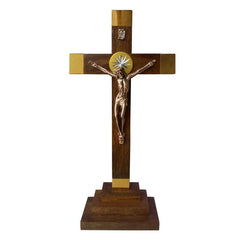 Jesus Golden Religious Wood Cross