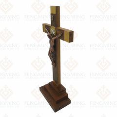 Jesus Golden Religious Wood Cross