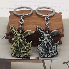 Archangel Saint Michael Pendant Keychains