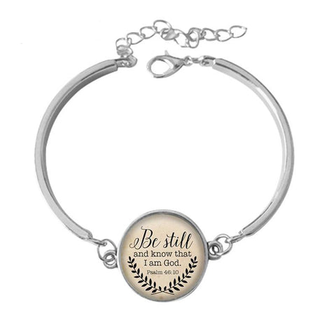 Jesus Bracelet Silver Chain