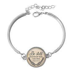 Jesus Bracelet Silver Chain