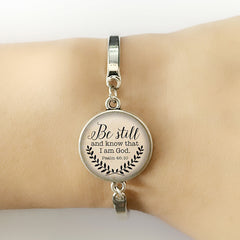 Jesus Bracelet Silver Chain