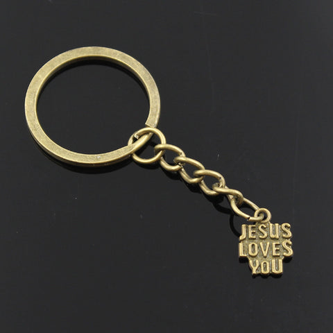Antique Bronze Pendant Keychain