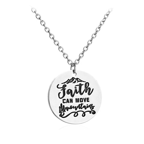 Pendant Faith Can Move Mountains