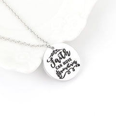Pendant Faith Can Move Mountains