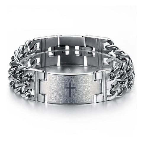 Punk Jesus Cross Bracelets