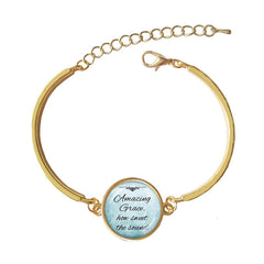 Jesus Bracelet Silver Chain