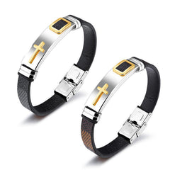 Jesus Cross Bracelet Stainless