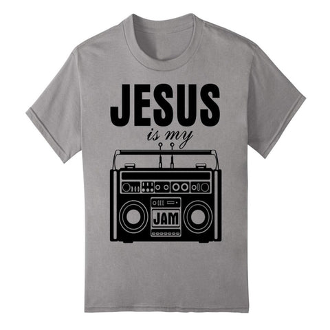 O-Neck Letter Print Jesus