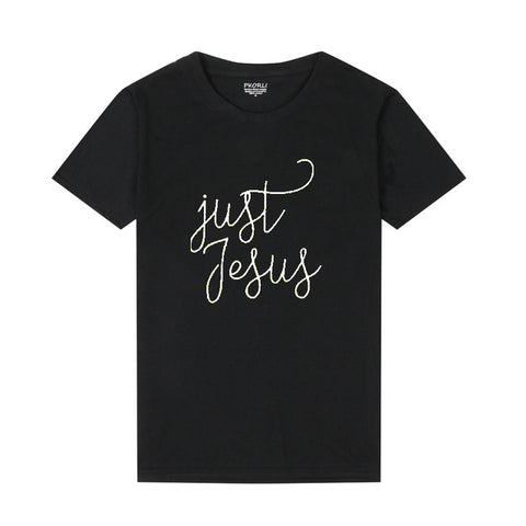 Just Jesus Printed T-Shirt