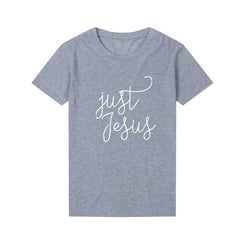Just Jesus Printed T-Shirt