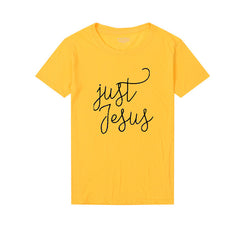 Just Jesus Printed T-Shirt