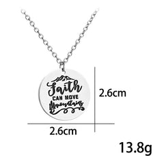 Pendant Faith Can Move Mountains