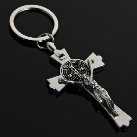 Styling Jesus Cross Keychain