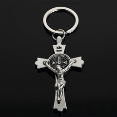 Styling Jesus Cross Keychain