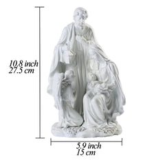 Holy Family With Angel Figurine