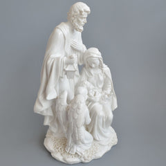 Holy Family With Angel Figurine