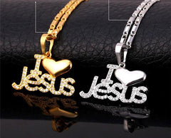 Jesus Heart Pendant & Chain