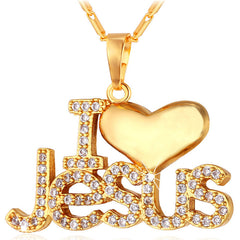 Jesus Heart Pendant & Chain
