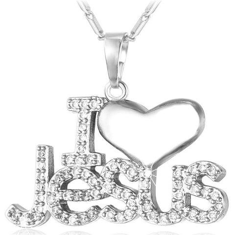Jesus Heart Pendant & Chain