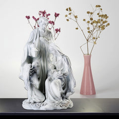 Holy Family With Angel Figurine