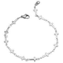 Jesus Cross Bracelet Trendy Stainless