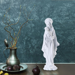 Virgin Mary Holding Jesus Statue