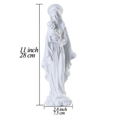 Virgin Mary Holding Jesus Statue