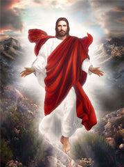Painting Cross Stitch Religion Jesus