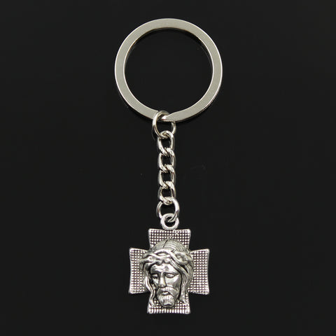 Cross Jesus Pendant Ring Holder