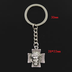 Cross Jesus Pendant Ring Holder