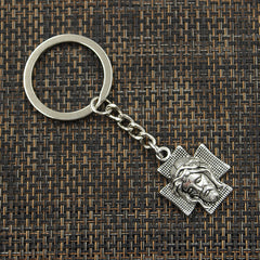 Cross Jesus Pendant Ring Holder