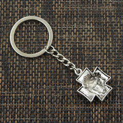 Cross Jesus Pendant Ring Holder