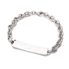 Simple Metal Jesus Bracelet