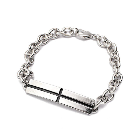 Simple Metal Jesus Bracelet