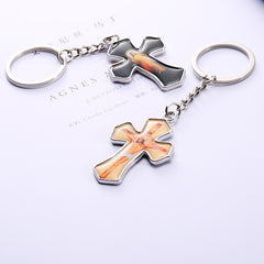 Charms Jesus Cross Keychain